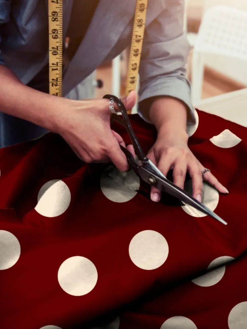 Tecido Gloss Vivant Span Estampado Poá Maxi - Imagem 4