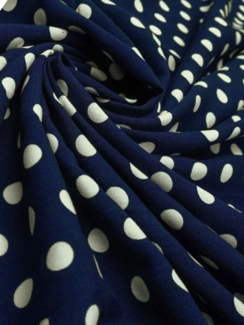 Tecido Gloss Vivant Span Estampado Poá Maxi - Imagem 7