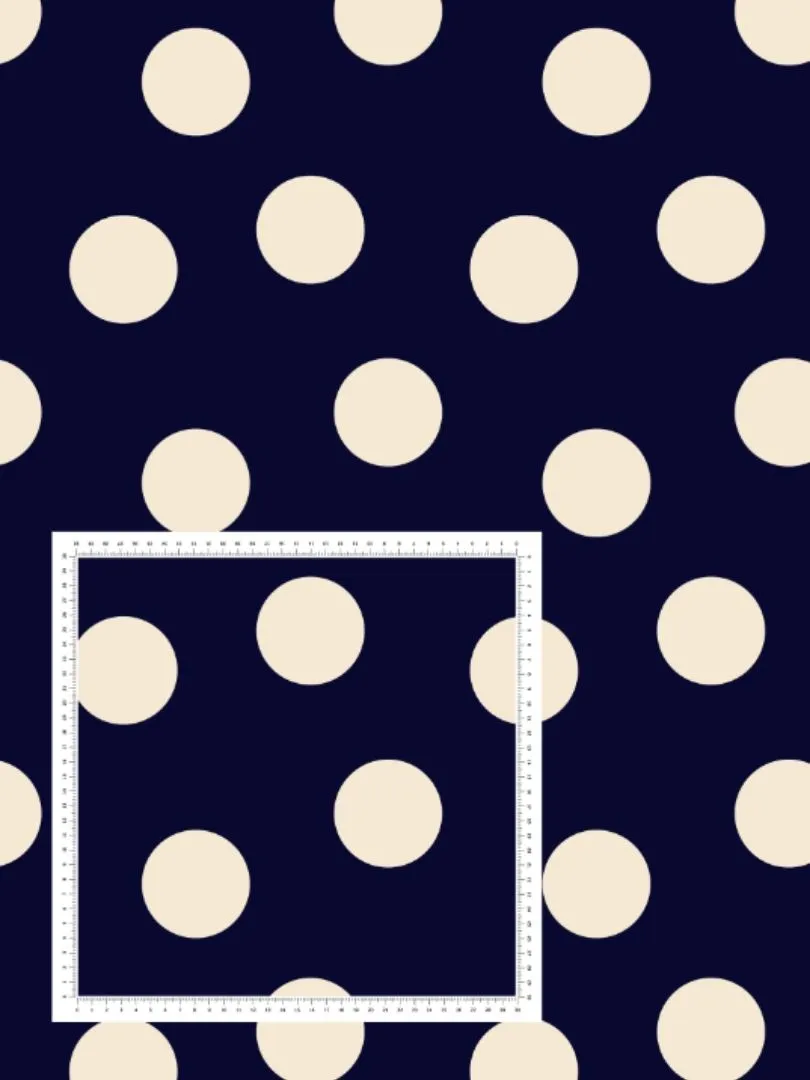 Tecido Gloss Vivant Span Estampado Poá Maxi - Imagem 8