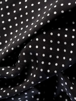 Tecido Gloss Vivant Span Estampado Poá Mini