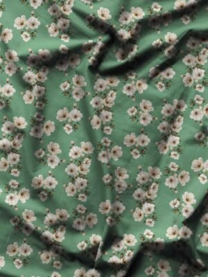 Tecido Gloss Vivant Span Florecer Liberty Print 1,47m