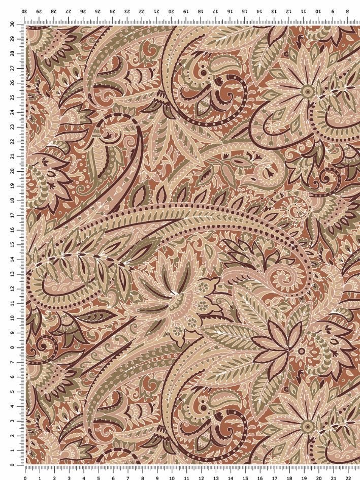 Tecido Gloss Vivant Span Mirage Paisley 147cm - Imagem 5