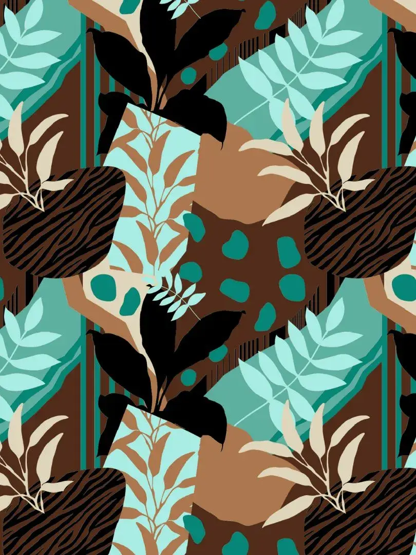 Tecido Gloss Vivant Span Tropical Feeling - Imagem 5